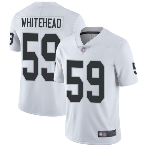 Men Oakland Raiders Limited White Tahir Whitehead Road Jersey NFL Football #59 Vapor Untouchable Jersey